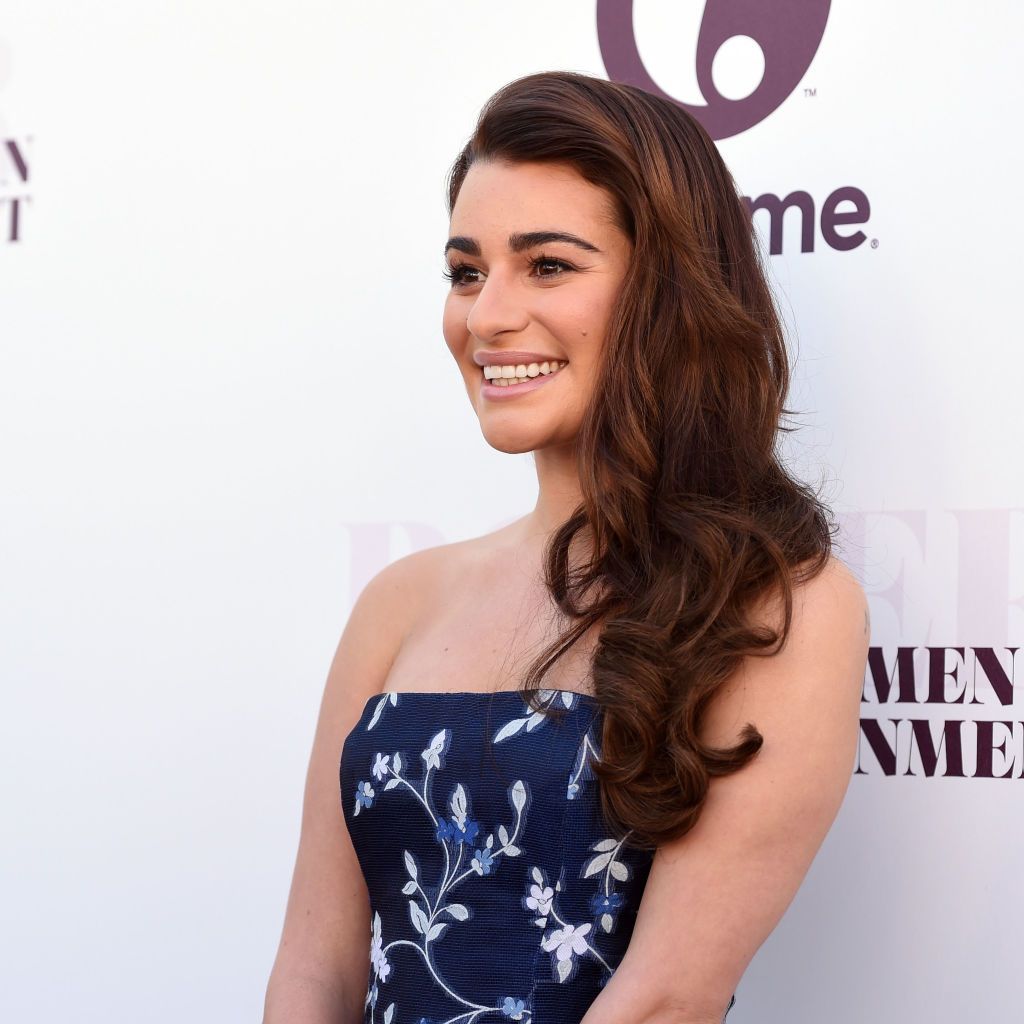 Lea Michele Eyebrows Lea Michele Red Carpet Marie Claire