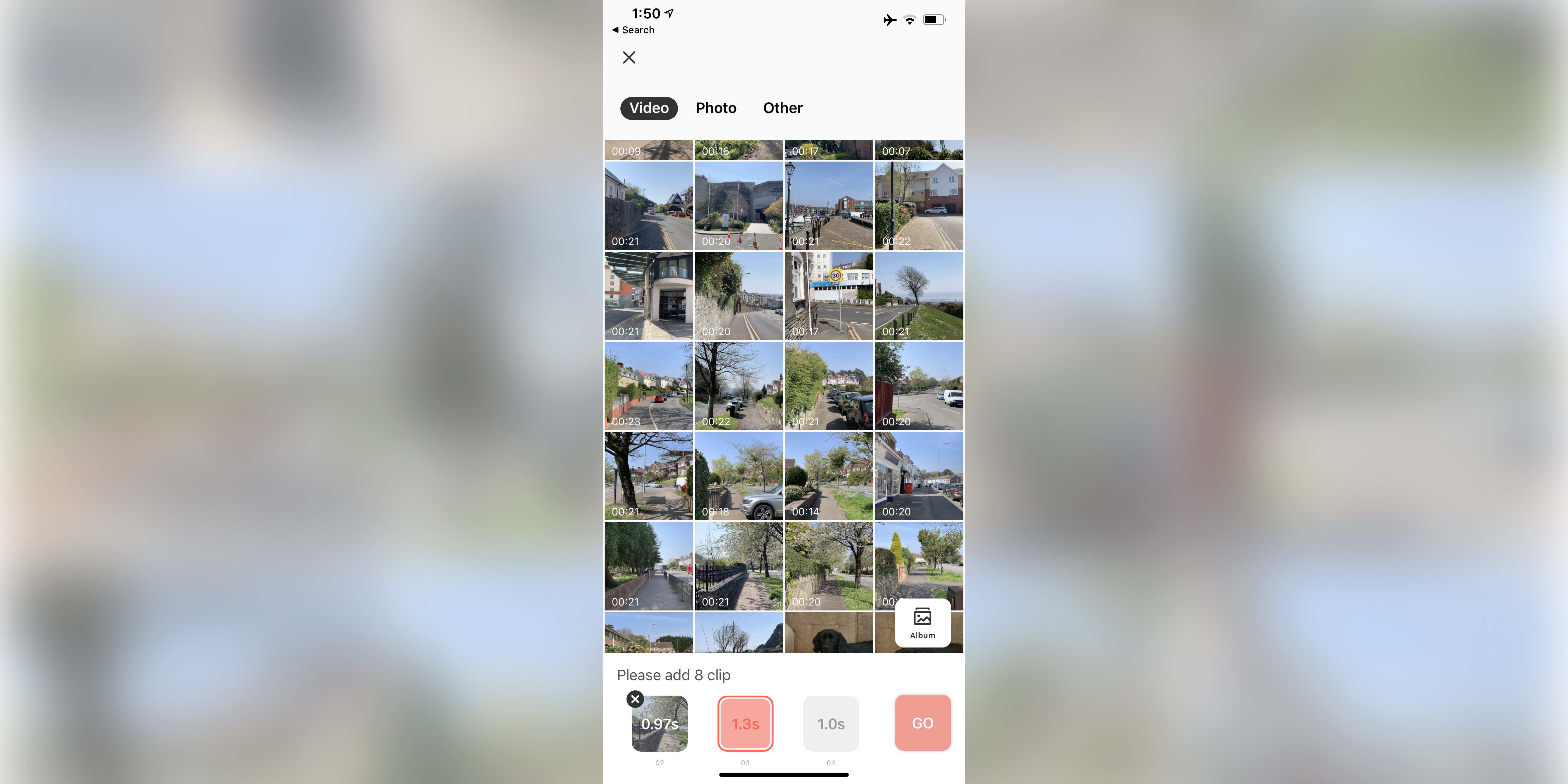 Select Clips