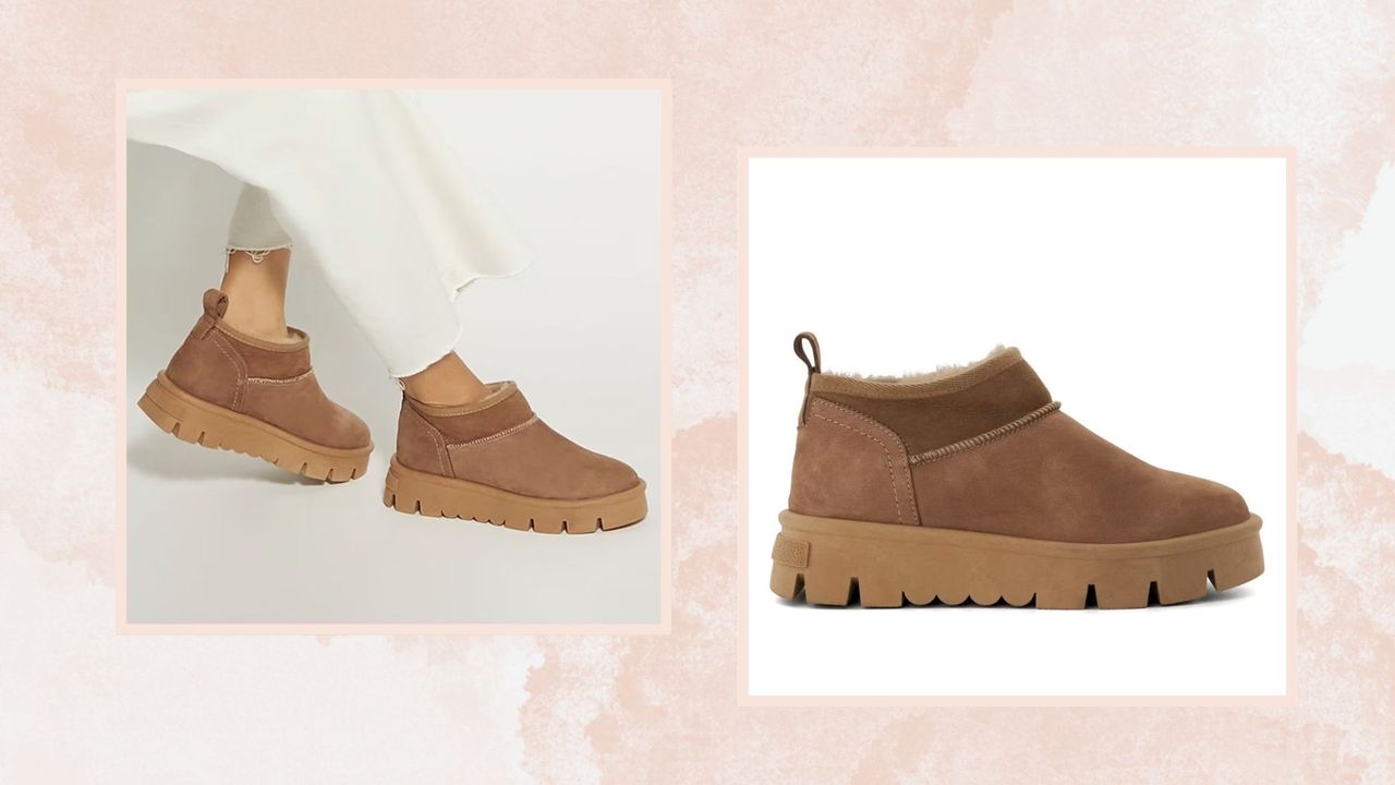 UGG mini ankle boots lookalike from M&amp;S