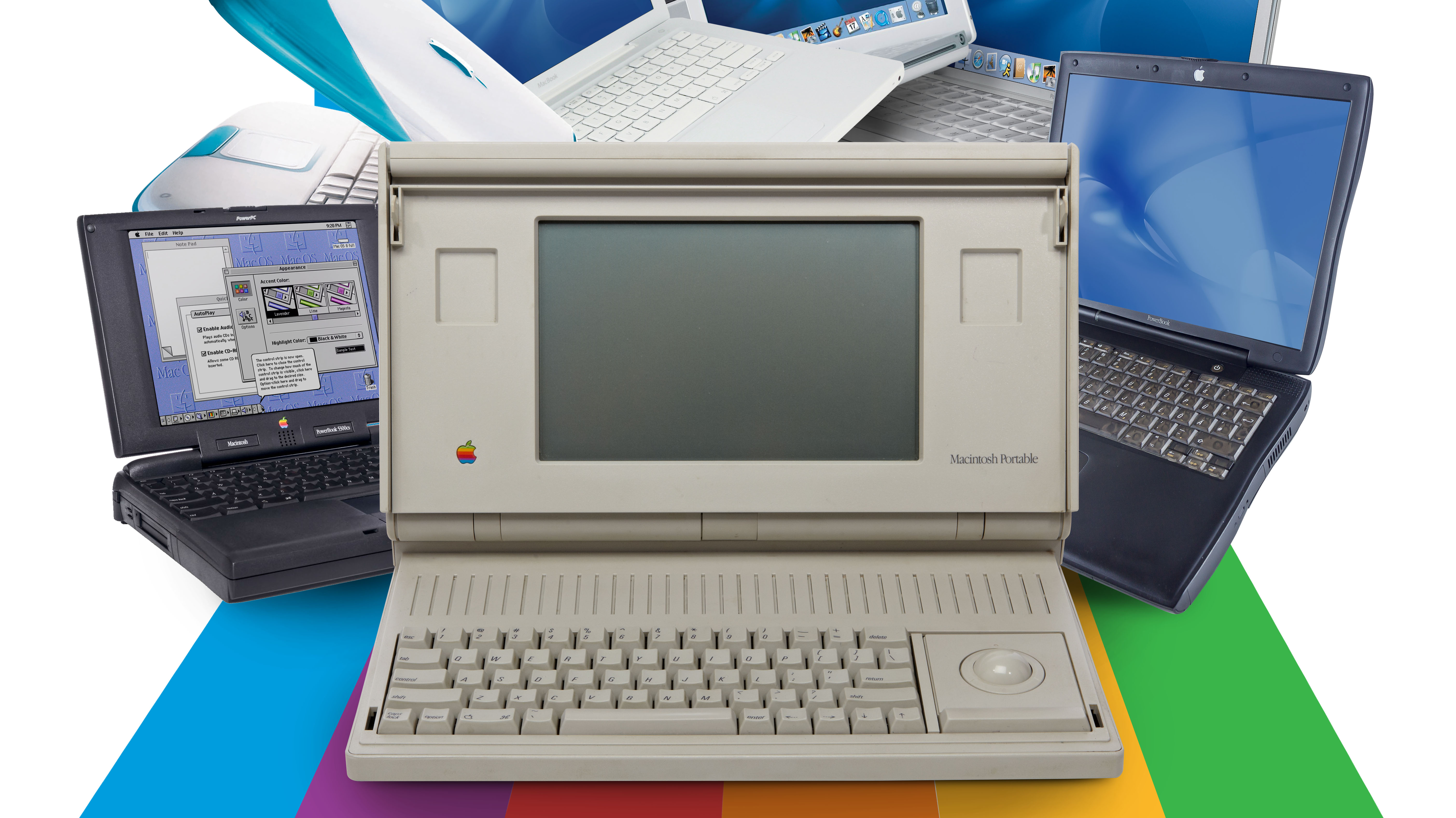Apple Laptop Macintosh Portable Computer Debut 1989