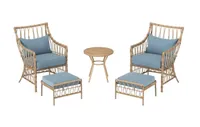 Style Selections 5-Piece Woven Patio Conversation Set: was $548, now $398 at Lowe's