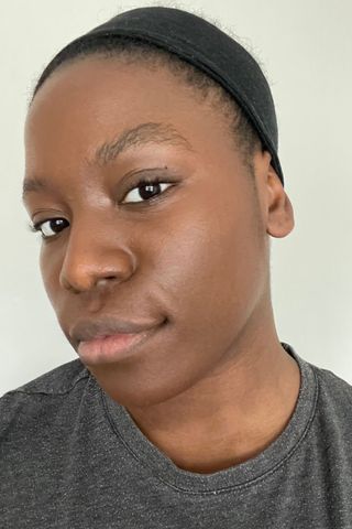 Ata-owaji Victor testing the best foundation for dark skin