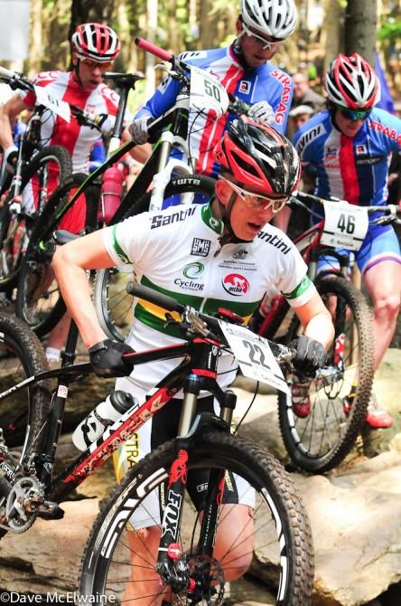 Riders were often forced off their bikes in the technical sections