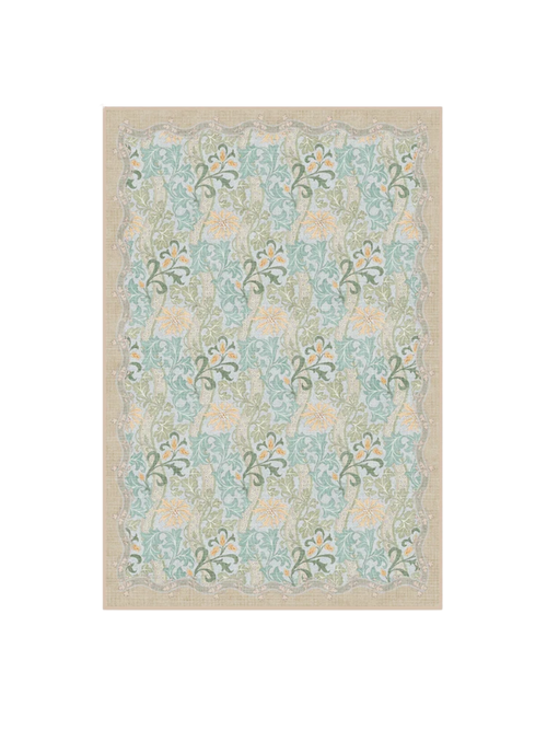 Cornflower Yellow & Sage Rug, 4' x 6'