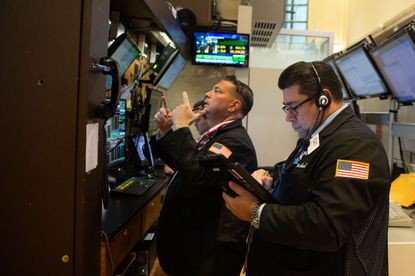 Traders at the NYSE.