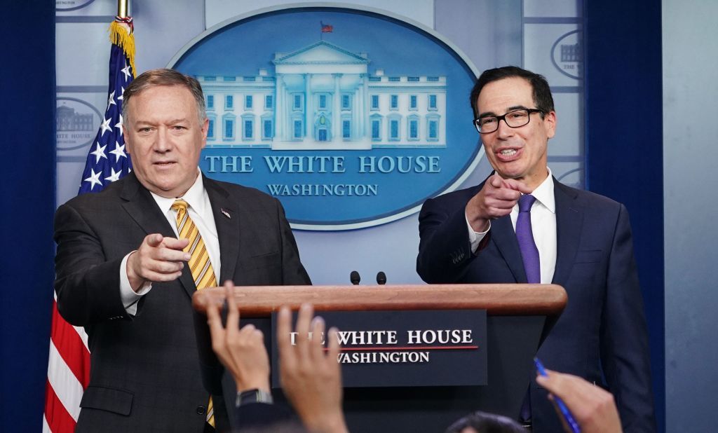 Mike Pompeo and Steven Mnuchin meet the press