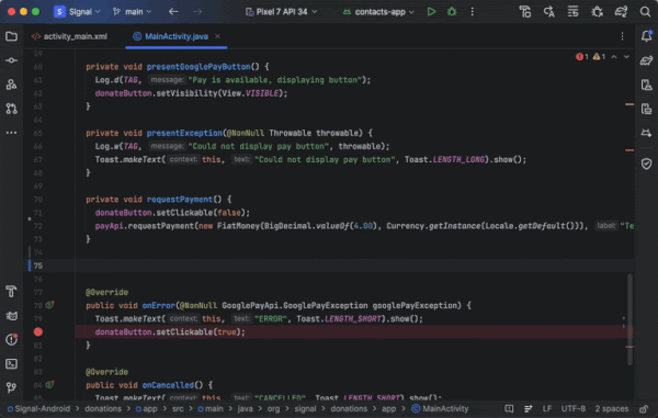 Users can gain coding suggestions, courtesy of the Gemini Pro model, in Android Studio.