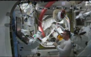 After Spacewalk on July 16, 2013