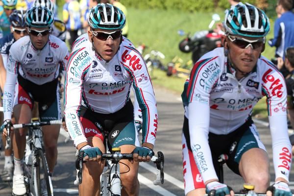 The Omega Pharma Lotto team was finally able to get a win.