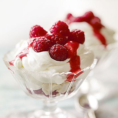 Elderflower Syllabub with Raspberries and Crushed Meringues Recipe-new recipes-woman and home
