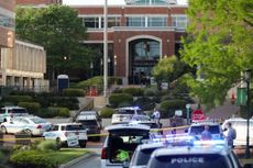 The University of North Carolina at Charlotte campus on Tuesday evening.