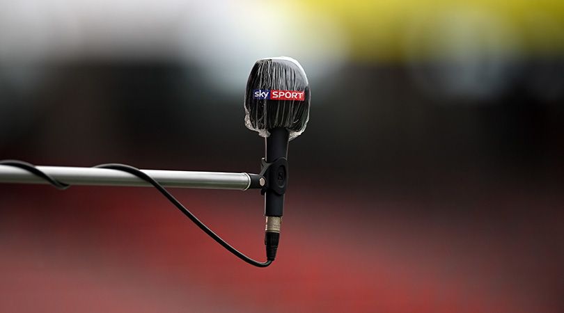 Sky Sports microphone