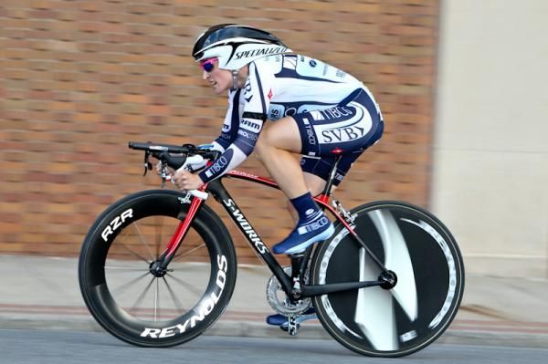 Tara Whitten (TIBCO) having a super strong ride today.