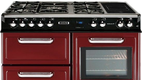 leisure range cookers in red