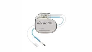 The small Inspire Sleep Apnea Therapy implant