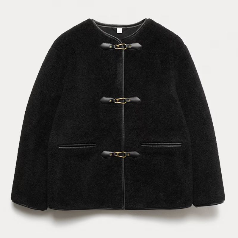 M&amp;amp;S lookalike for Toteme&#039;s shearling jacket