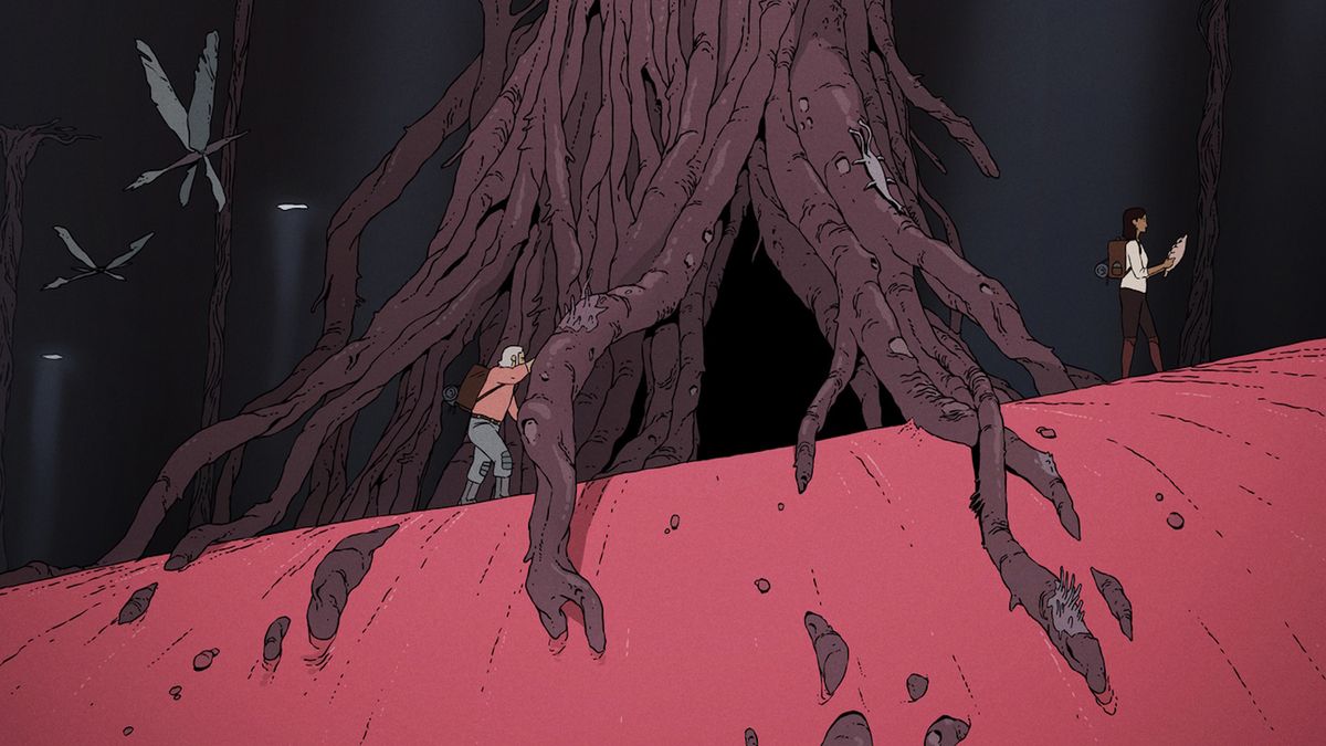 Scavengers Reign is basically an alien nature documentary with humans ...
