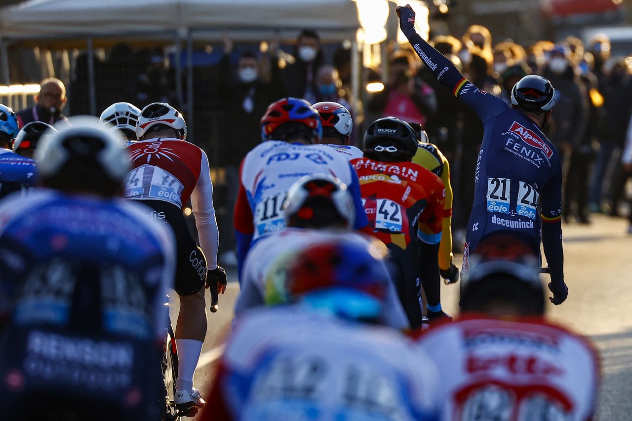 Tirreno Adriatico 2022 - 57th Edition - 2nd stage Camaiore - Sovicille 219 km - 08/03/2022 - Tim Merlier (BEL - Alpecin - Fenix) - photo Luca Bettini/SprintCyclingAgency&Acirc;&copy;2022