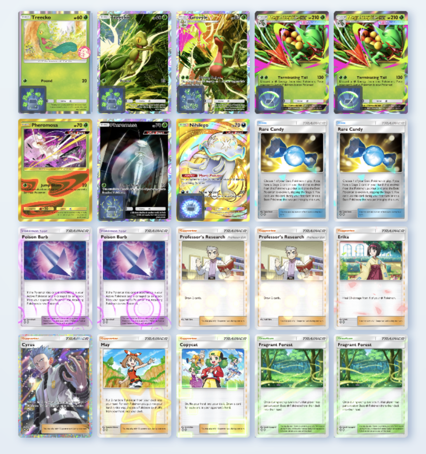 The best Mega Sceptile ex deck build in Pokemon TCG Pocket
