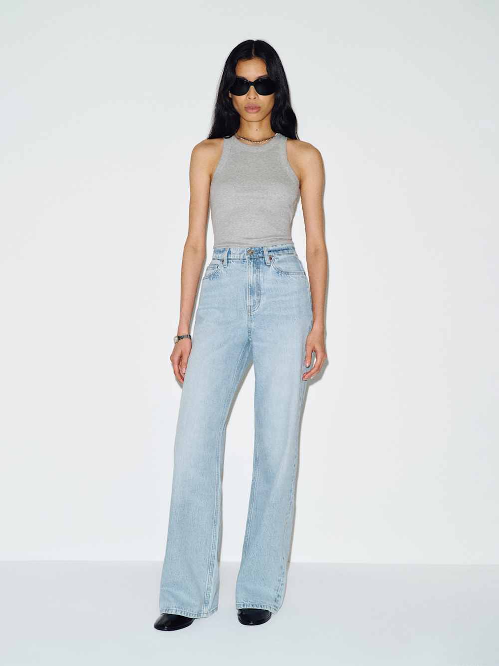 Cary High Rise Slouchy Wide Leg Jeans