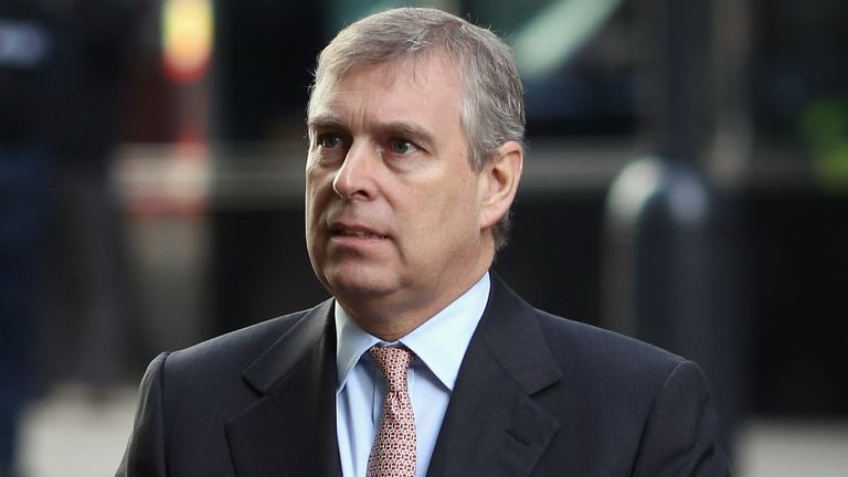 Prince Andrew The Duke of York arrives at the Headquarters of CrossRail in Canary Wharf on March 7, 2011