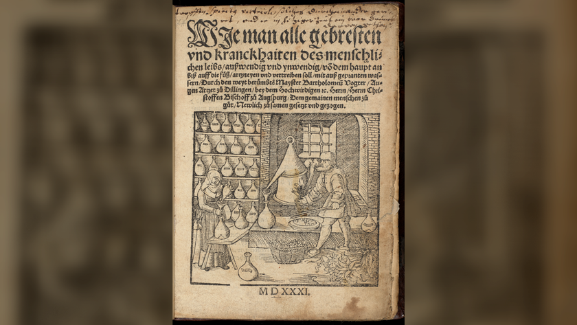 cover of a Renaissance medical text