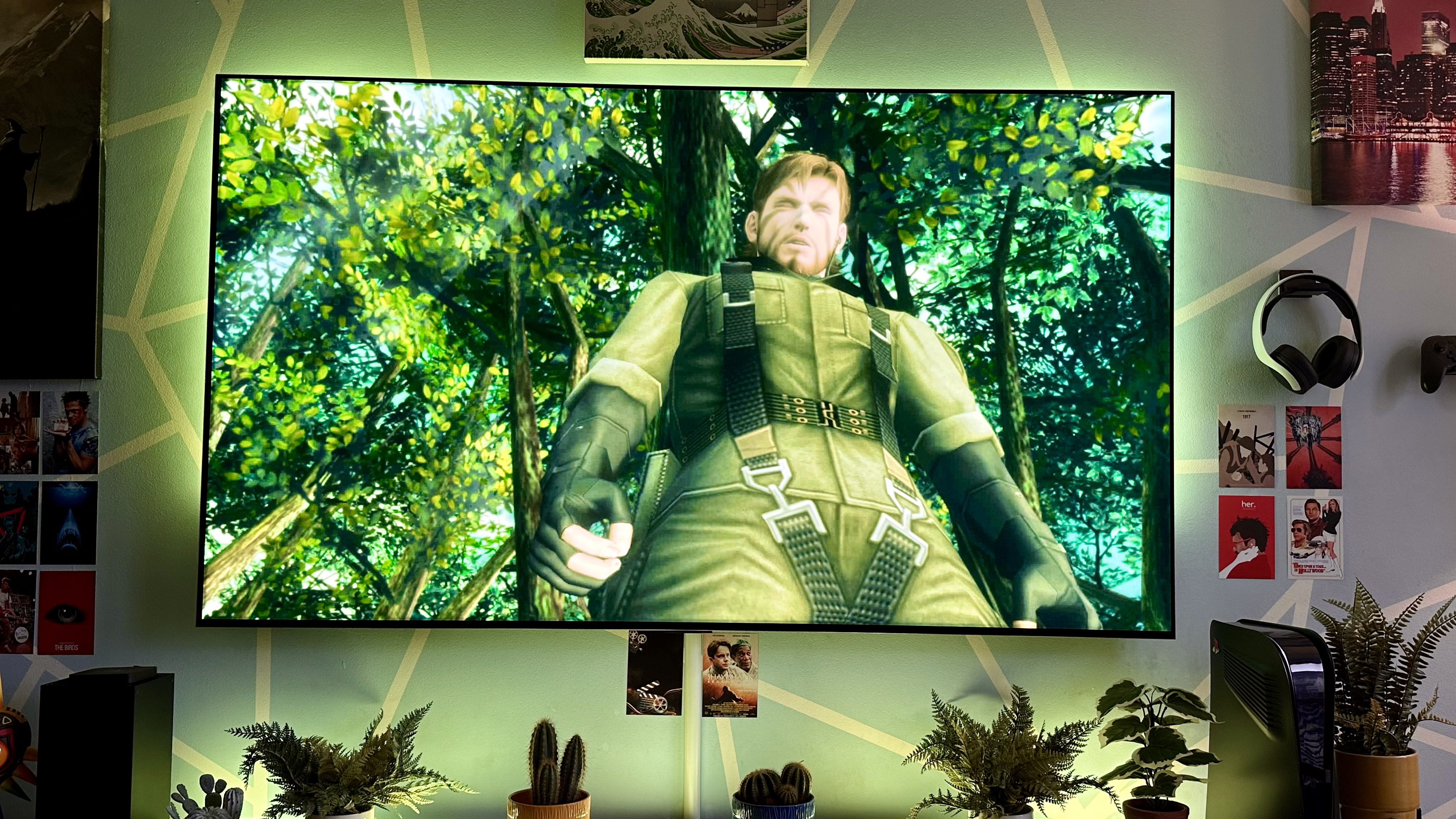 Metal Gear Solid: Master Collection – MGS 3 on a large OLED TV