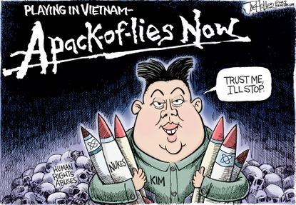 Political&nbsp;Cartoon&nbsp;U.S. Trump Kim Jong Un Nuclear Summit&nbsp;