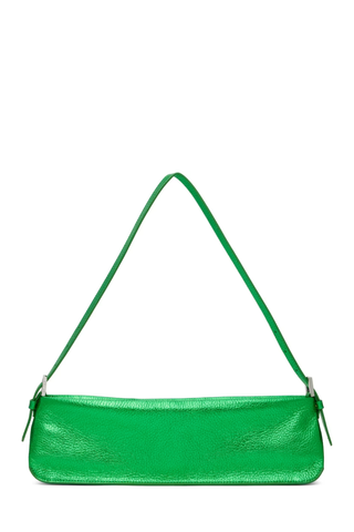 By Far Green Dulce Long Shoulder Bag