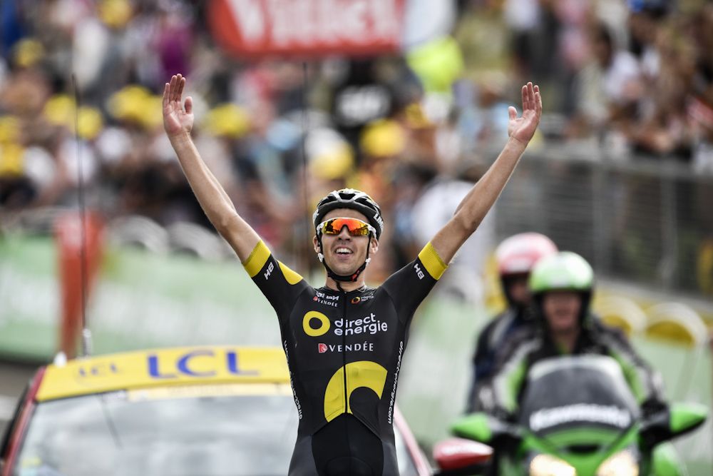 Lilian Calmejane (Direct Energie) wins stage 8 at the 2017 Tour de France