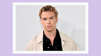 Will Poulter attends the Thom Browne Fall 2022 runway show on April 29, 2022 in New York City