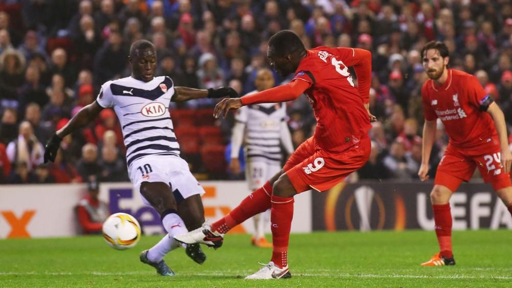 Liverpool 2 Bordeaux 1: Milner and Benteke ensure Europa ...