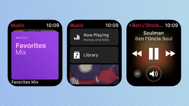 what music apps work with apple watch