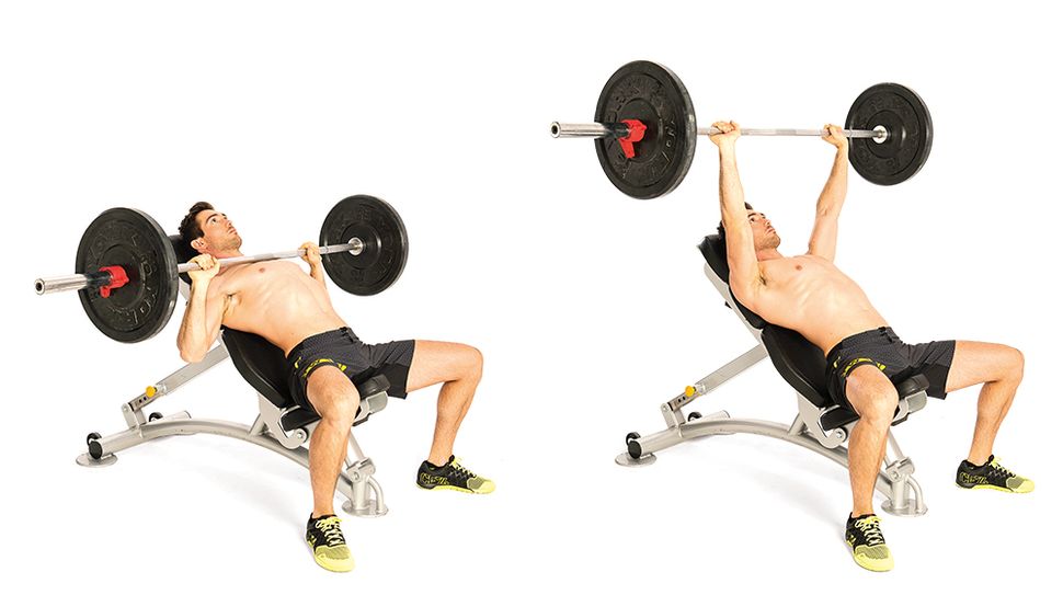 Incline Barbell Chest Press