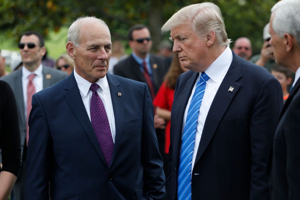 Trump and John Kelly at Arlington Cemetery