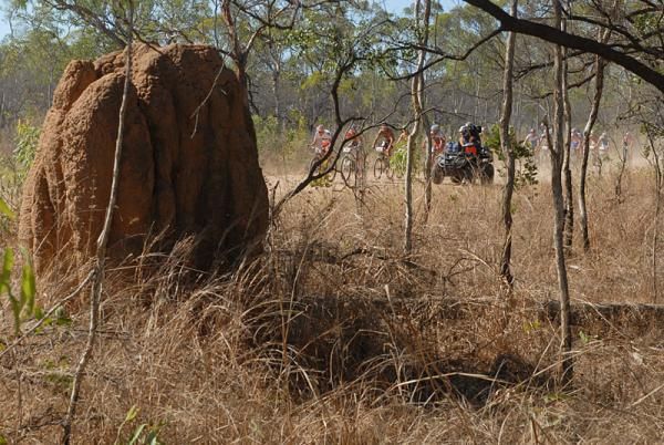 Racers speed through the Outback