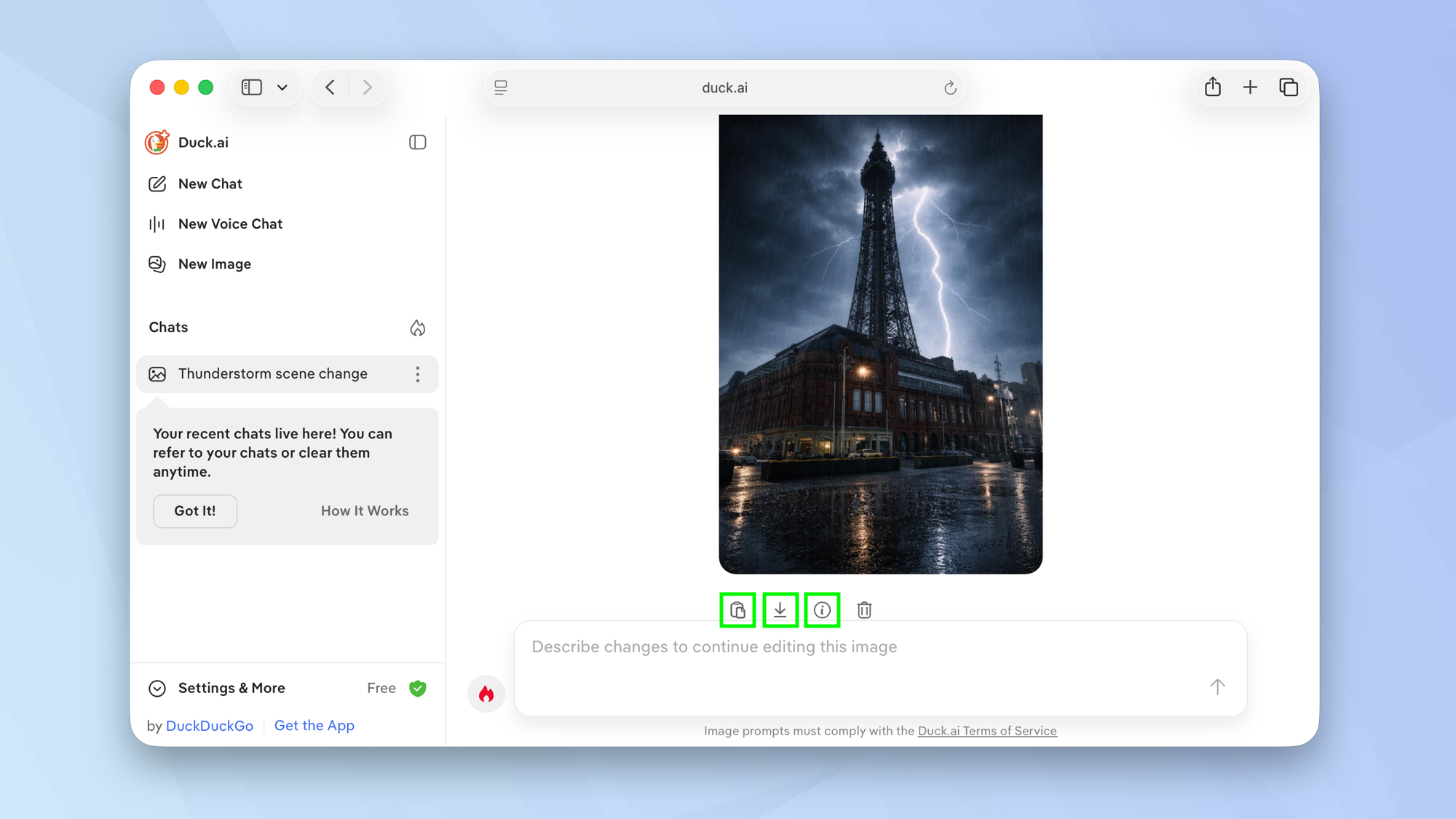 Edit images in DuckDuckGo using an anonymous AI