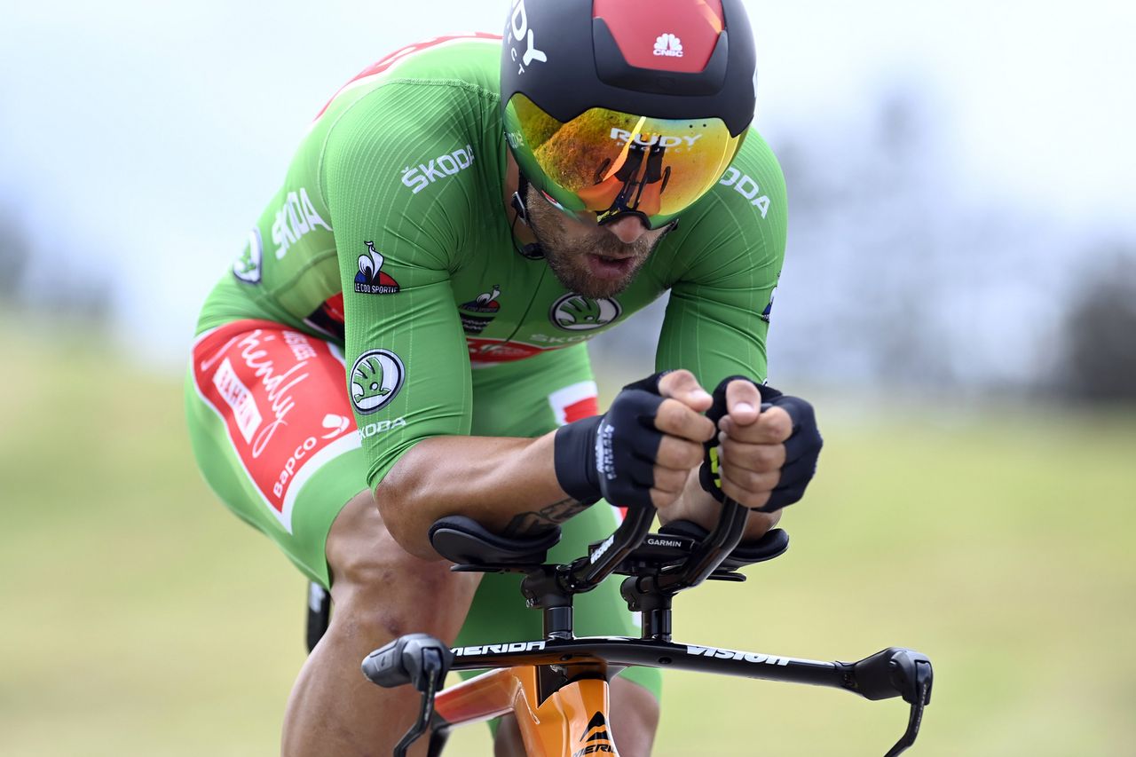 Criterium du Dauphine 2021 - 73rd Edition - 4th stage Firminy - Roche La Moliere 16,4 km - 02/06/2021 - Sonny Colbrelli (ITA - Bahrain Victorious) - photo Nico Vereecken/PN/BettiniPhoto&Acirc;&copy;2021