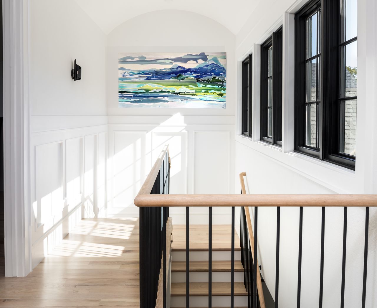 Staircase paneling ideas, from color to panel styles Livingetc