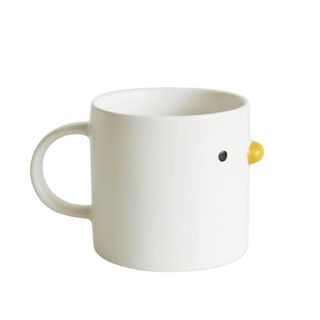 A mug decorated as a duck
