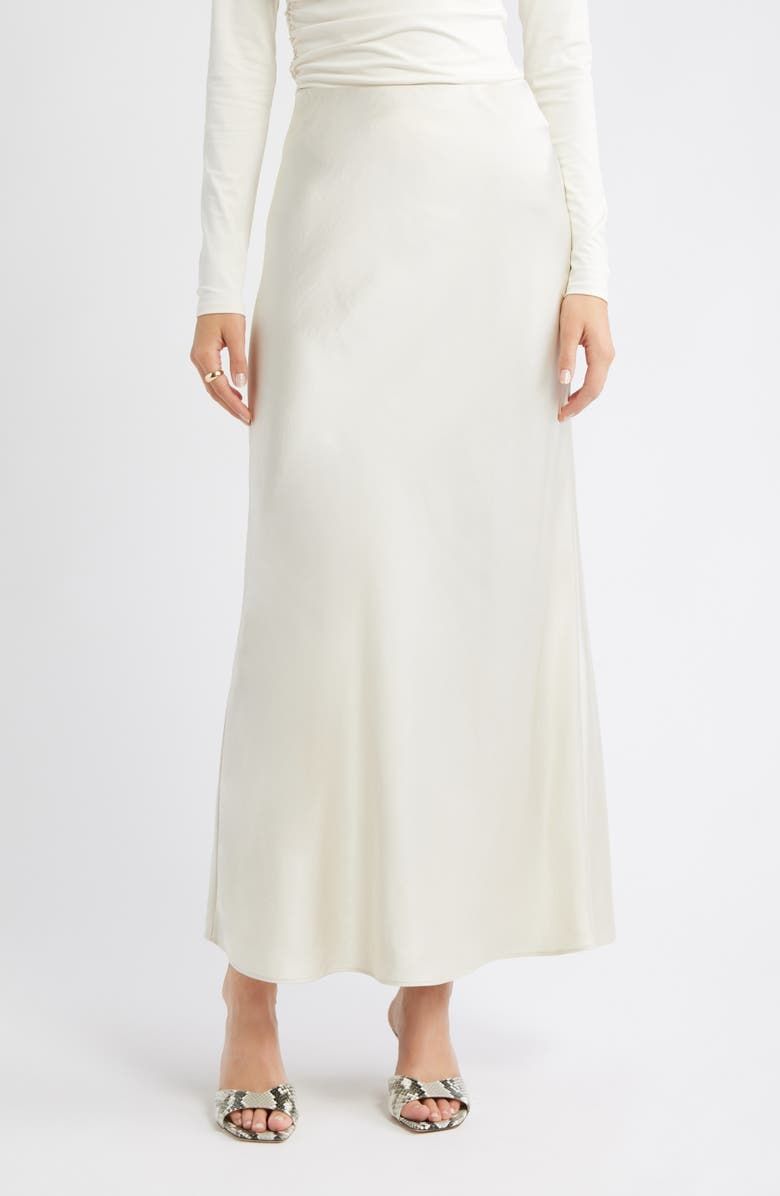 Satin Maxi Skirt