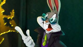 Bugs Bunny in Matrix gear