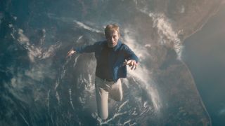 The Fantastic Four: First Steps Johnny Storm in space