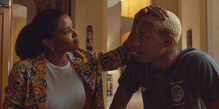 Renee Elise Goldsberry and Kelvin Harrison Jr. In Waves