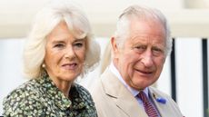 King Charles III and Queen Camilla visit Sandringham Flower Show at Sandringham House on July 26, 2023