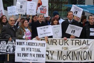 Free Gary McKinnon protest