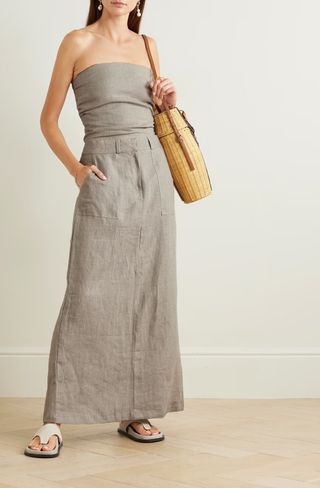 Linen skirt