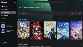 Xbox Cloud Gaming on PC with Game Pass Ultimate