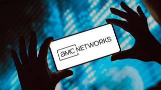 AMC Networks logo on a smartphone