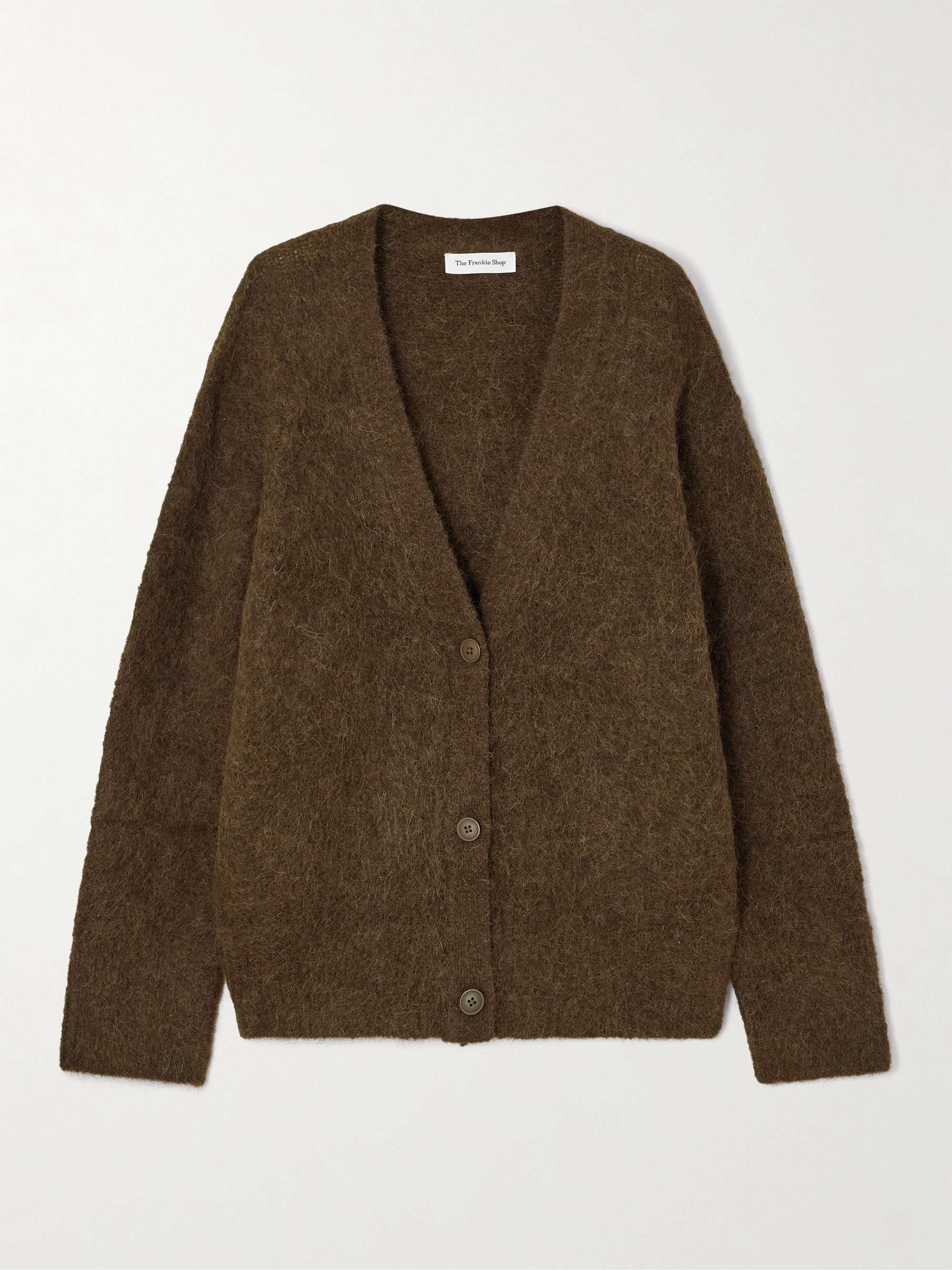 Elland Brushed Alpaca-Blend Cardigan